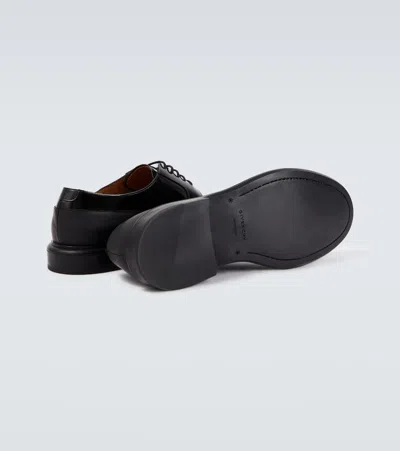 Givenchy Leather Derby Shoes In Black