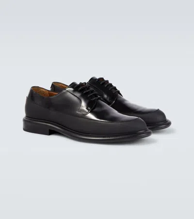 Givenchy Leather Derby Shoes In Black