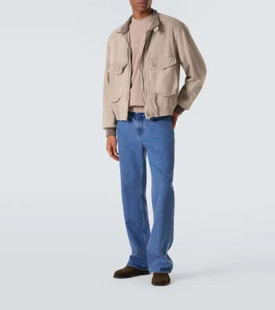 Thom Sweeney Wool T-shirt In Neutral