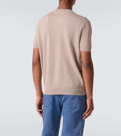 Thom Sweeney Wool T-shirt In Neutral