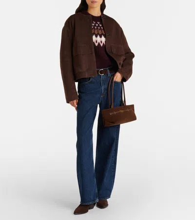 Veronica Beard Anne Fairisle Pullover In Raisin Multi In Brown