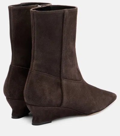 Le Monde Beryl Camille Suede Ankle Boots In Brown