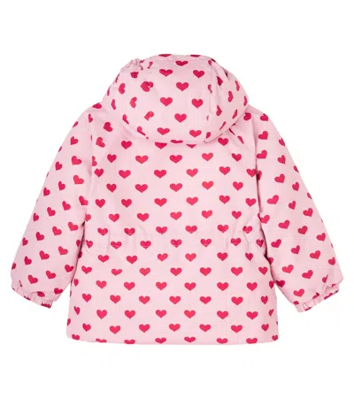 Konges Sløjd Mismou Hooded Printed Jacket In Pink