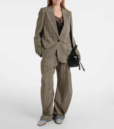 Acne Studios Trompe L'ail Leather Flats In Multi