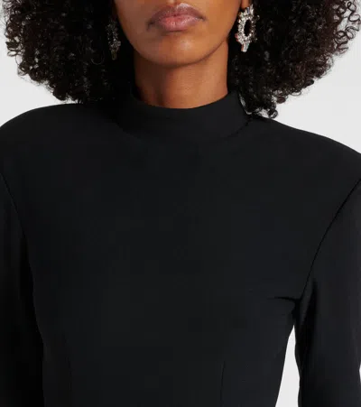 Rotate Birger Christensen Gathered Sequined Maxi Dress In Animal Print