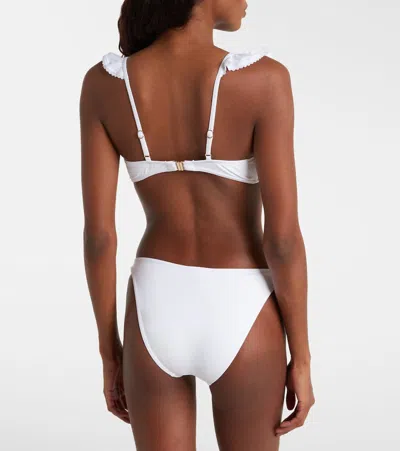 Melissa Odabash Pompano Ruffled Bikini Top In Multi