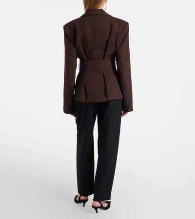 Rotate Birger Christensen High-rise Tapered Pants In Black