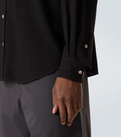Lemaire Oversized Shirt In Black