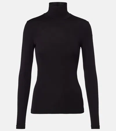 Loro Piana Virgin Wool Turtleneck Sweater In Black