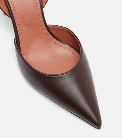 Amina Muaddi Stylish Pointed Toe High Heel Pumps In Multi