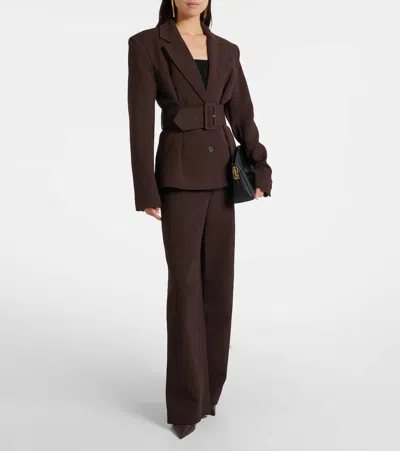 Amina Muaddi Stylish Pointed Toe High Heel Pumps In Multi