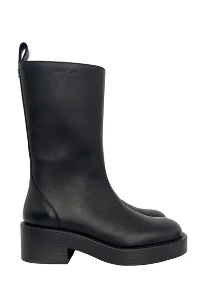 Courrèges Rider Boots In Black