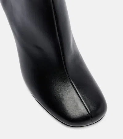 Le Monde Beryl Leather Ankle Boots In Black