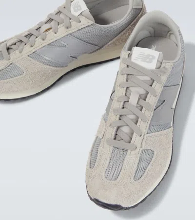Junya Watanabe Casual Sneakers With Rubber Sole And Mesh Panels In Gray