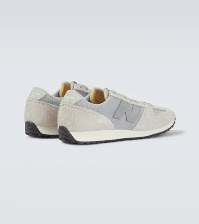 Junya Watanabe Casual Sneakers With Rubber Sole And Mesh Panels In Gray