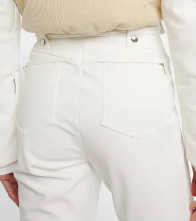 Fusalp Karei Corduroy-trimmed Ski Suit In Neutral