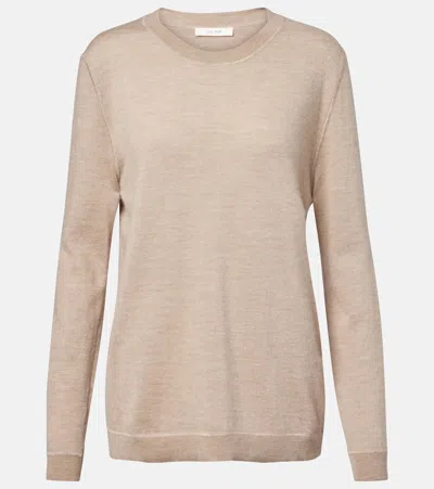 The Row Lorelei Cashmere Sweater In Metallic