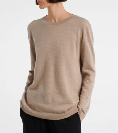 The Row Lorelei Cashmere Sweater In Metallic