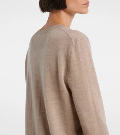 The Row Lorelei Cashmere Sweater In Metallic
