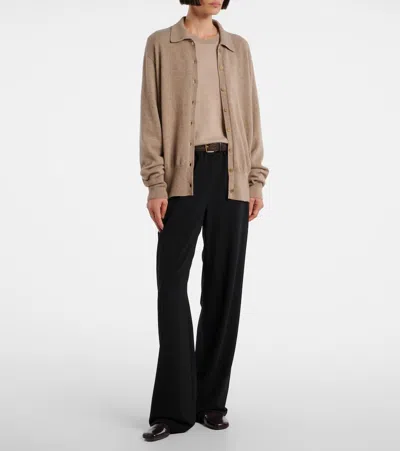 The Row Lorelei Cashmere Sweater In Metallic