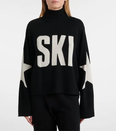 Goldbergh Wool-blend Turtleneck Sweater In Black