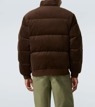 Polo Ralph Lauren The Gorham Corduroy Down Jacket In Brown