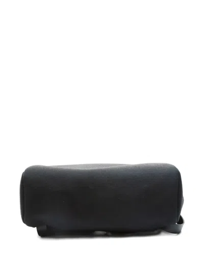 Pre-owned Hermes 2003 Herbag Pm Officier Backpack In Black