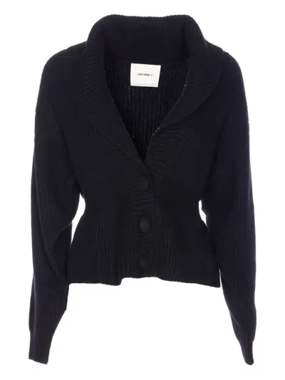 Lisa Yang Alessandra Cashmere Cardigan In Black