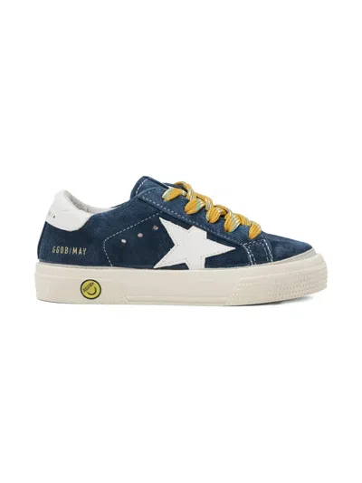 Golden Goose Star-embellishment Sneakers In Blue