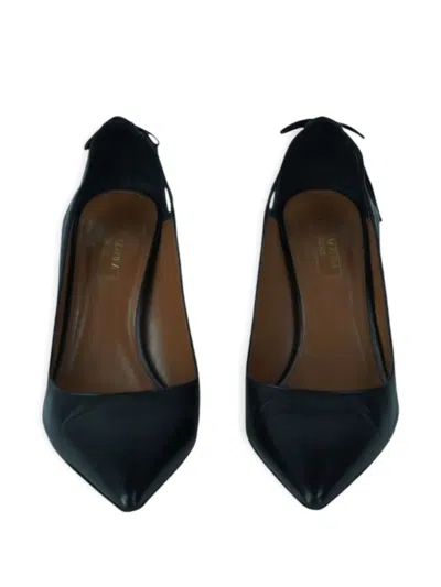 Pre-owned Aquazzura 85mm Marilyn Heeled Pumps In Black
