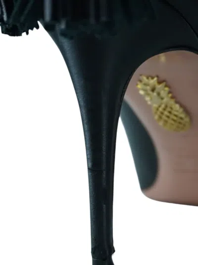Pre-owned Aquazzura 85mm Marilyn Heeled Pumps In Black