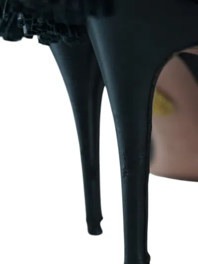 Pre-owned Aquazzura 85mm Marilyn Heeled Pumps In Black