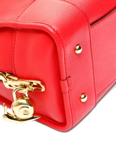 Pre-owned Loewe 2000-2015 Amazona Snail-charm Tote Bag In Red