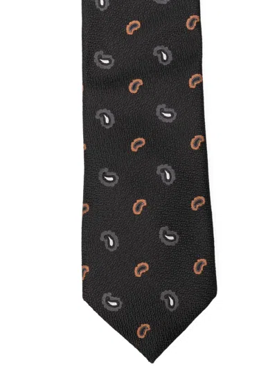 Zegna Silk Tie In Multi