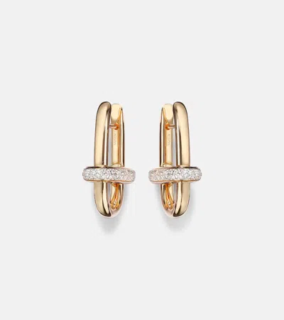 Pomellato Iconica 18kt Rose Gold Earrings With Diamonds In Gold