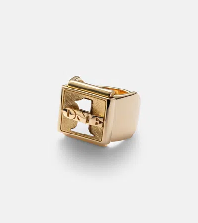 Marie Lichtenberg Buck Small 18kt Yellow And White Gold Ring In Gold