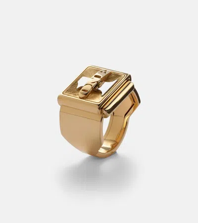 Marie Lichtenberg Buck Small 18kt Yellow And White Gold Ring In Gold