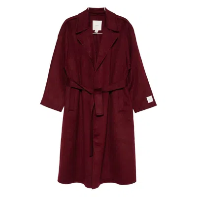 Calvin Klein Belted Trech Coat In Animal Print