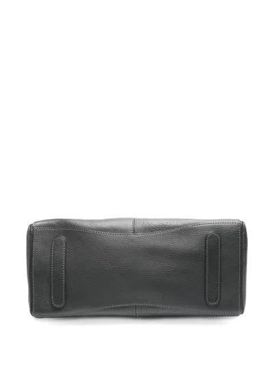 Pre-owned Celine 2000-2015 Braided-handle Shoulder Bag In Black