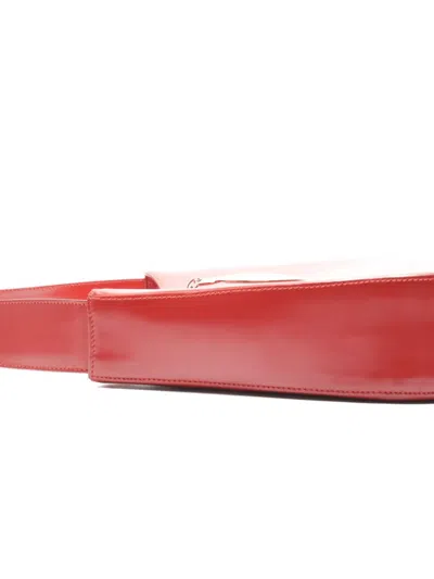 Pre-owned Ferragamo 2000-2020 Ganchini Shoulder Bag In Red