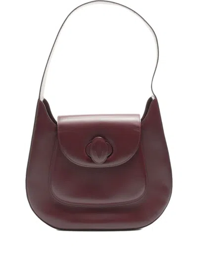 Pre-owned Cartier 1990s-2000s Must De Shoulder Bag In Red