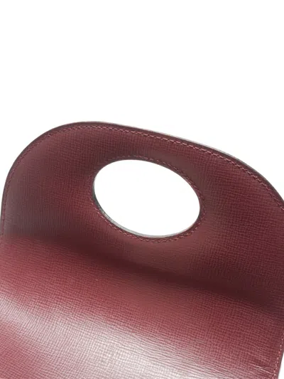 Pre-owned Cartier 1990s-2000s Must De Shoulder Bag In Red