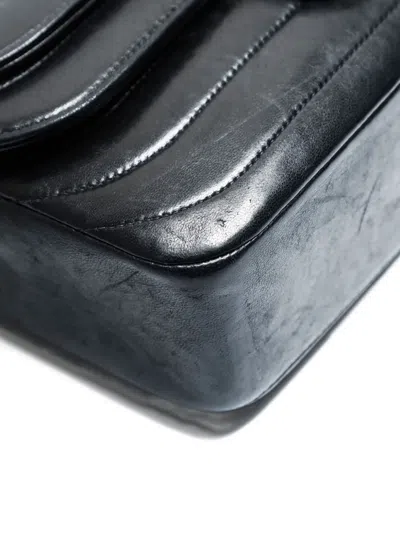 Pre-owned Chanel 1991-1994 Cc Mark Shoulder Bag In Black