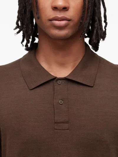 Osklen Short-sleeve Polo Shirt In Brown