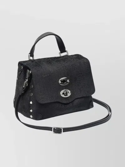 Zanellato Mini Handbag Featuring Adjustable Strap In Black