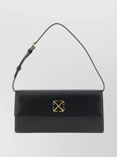 Off-white Rectangular Shoulder Bag Adjustable Strap