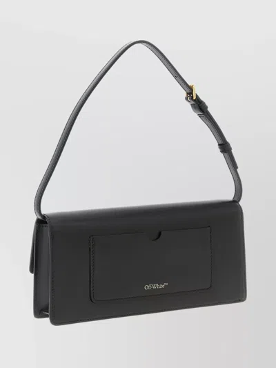 Off-white Rectangular Shoulder Bag Adjustable Strap