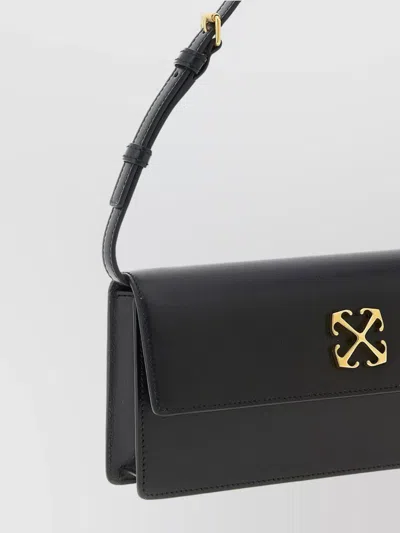 Off-white Rectangular Shoulder Bag Adjustable Strap