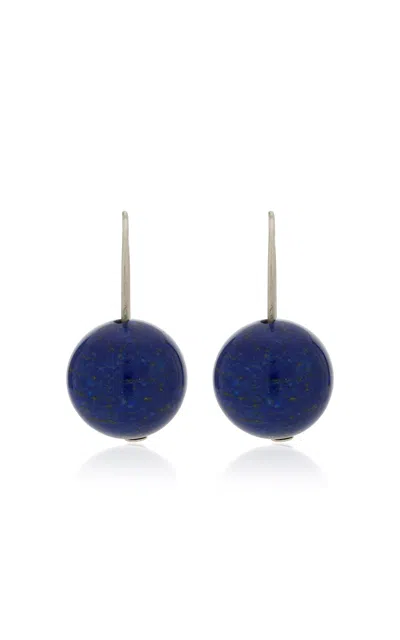 Sophie Buhai Sterling Silver Onyx Earrings In Blue
