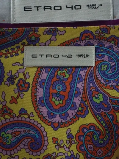 Etro Vintage Paisley-print Jumpsuit In Yellow